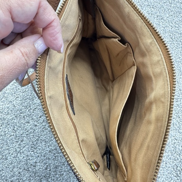 Fossil‎ Brown Leather Crossbody Shoulder Bag - Picture 10 of 13